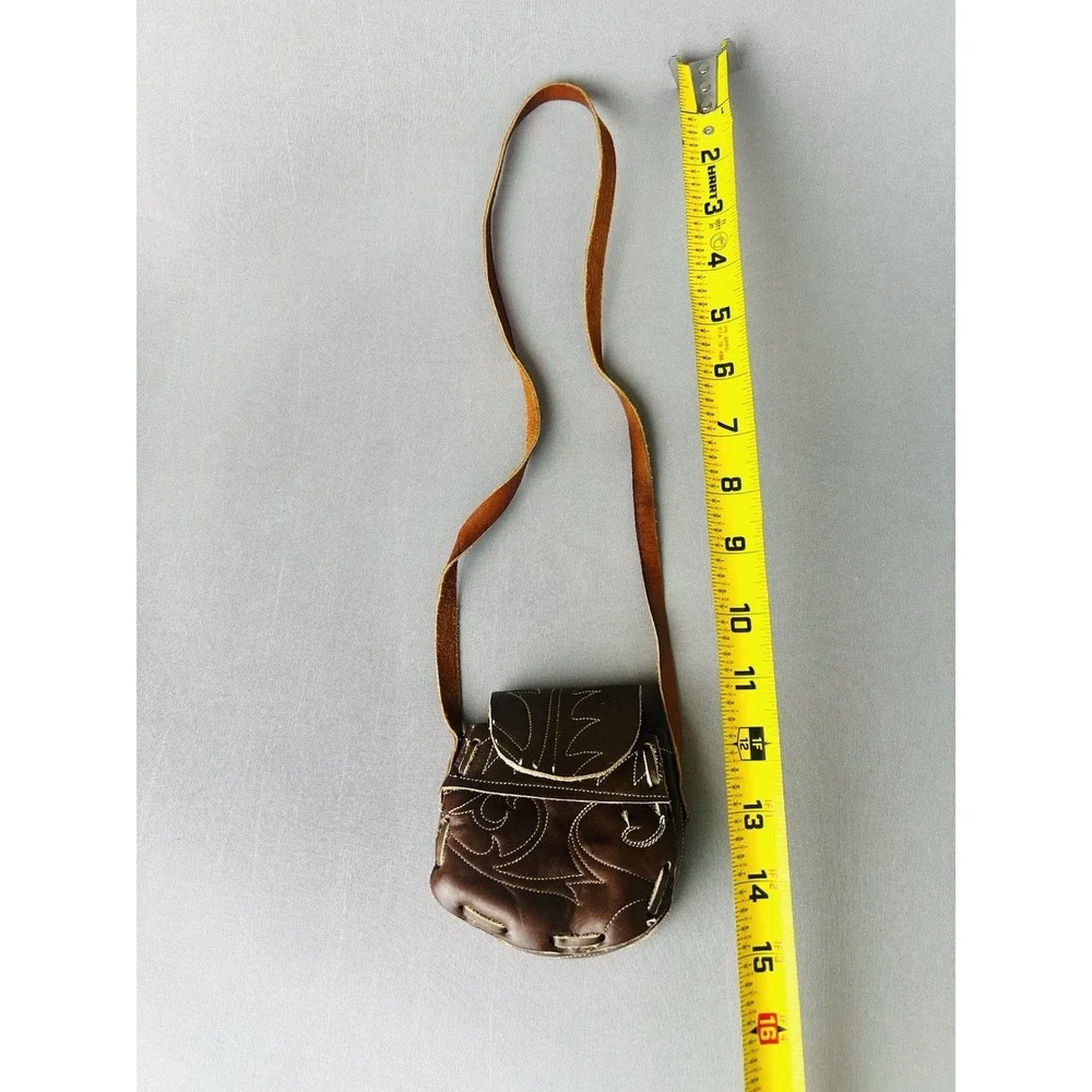 Vintage‎ Small Leather Pouch With Strap